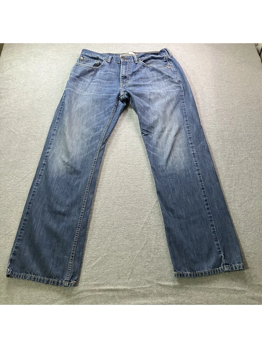 Levis 559 Jeans Mens 33x32 Blue Relaxed Fit Straight Leg Denim Light Wash Y2K